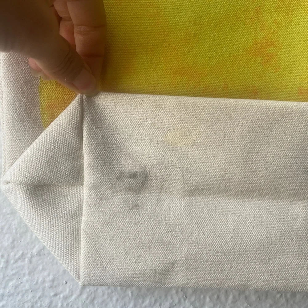 Mad Hippie Yellow Canvas Tote Bag